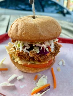 Fried Tofu or Fried Chicken Sandwich