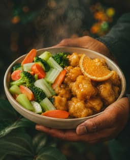 Orange, Sesame & Salt Pepper Chicken