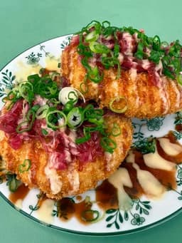Curried Kalua Pig Katsu