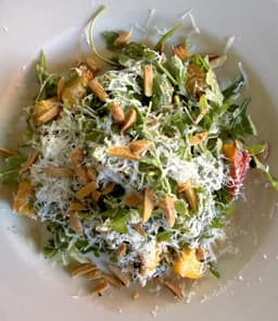Grilled Peach & Manchego Salad