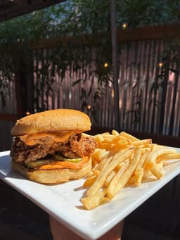 Cajun Spiced Buttermilk Fried Chicken Sandwich